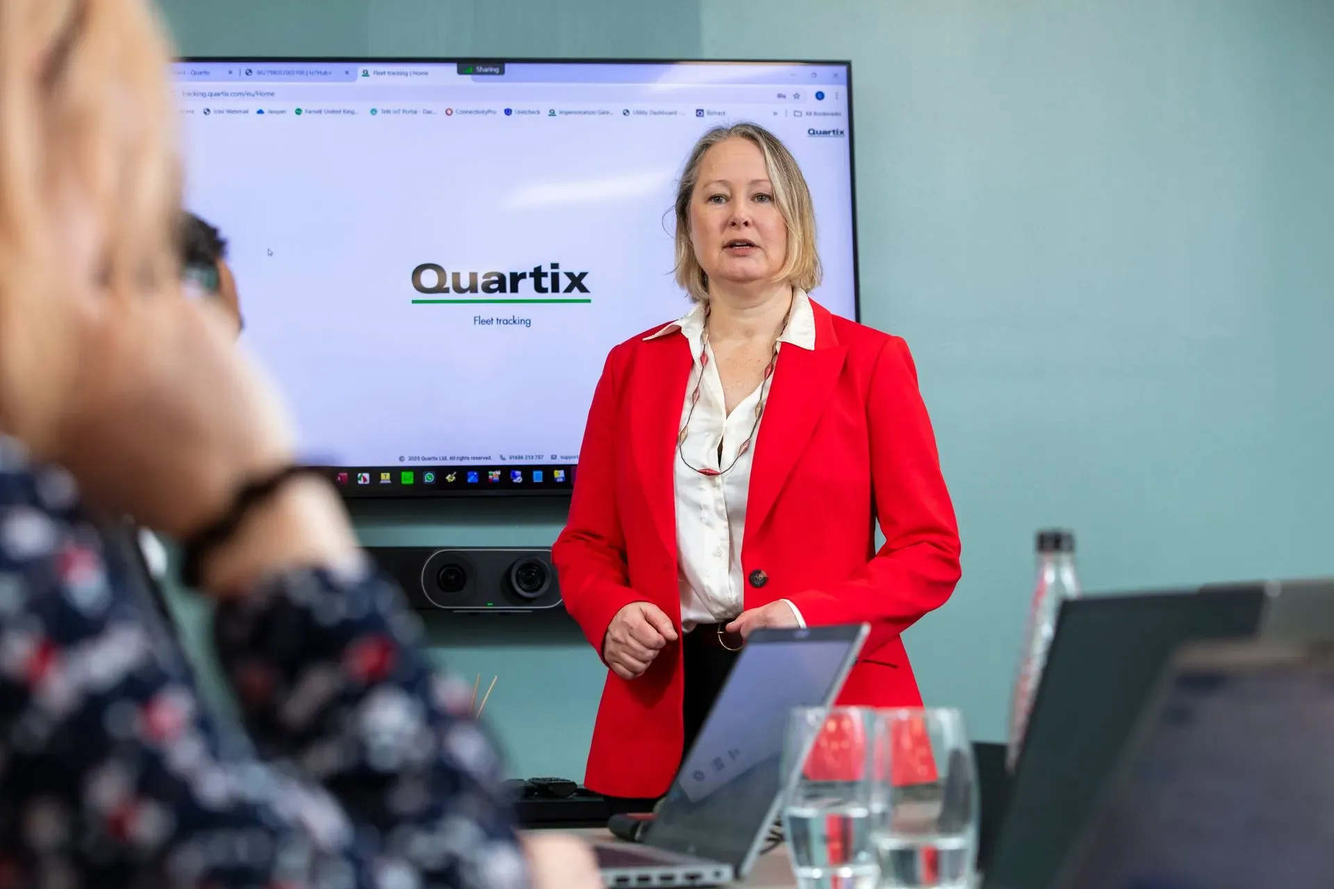 Quartix partner portal screens
