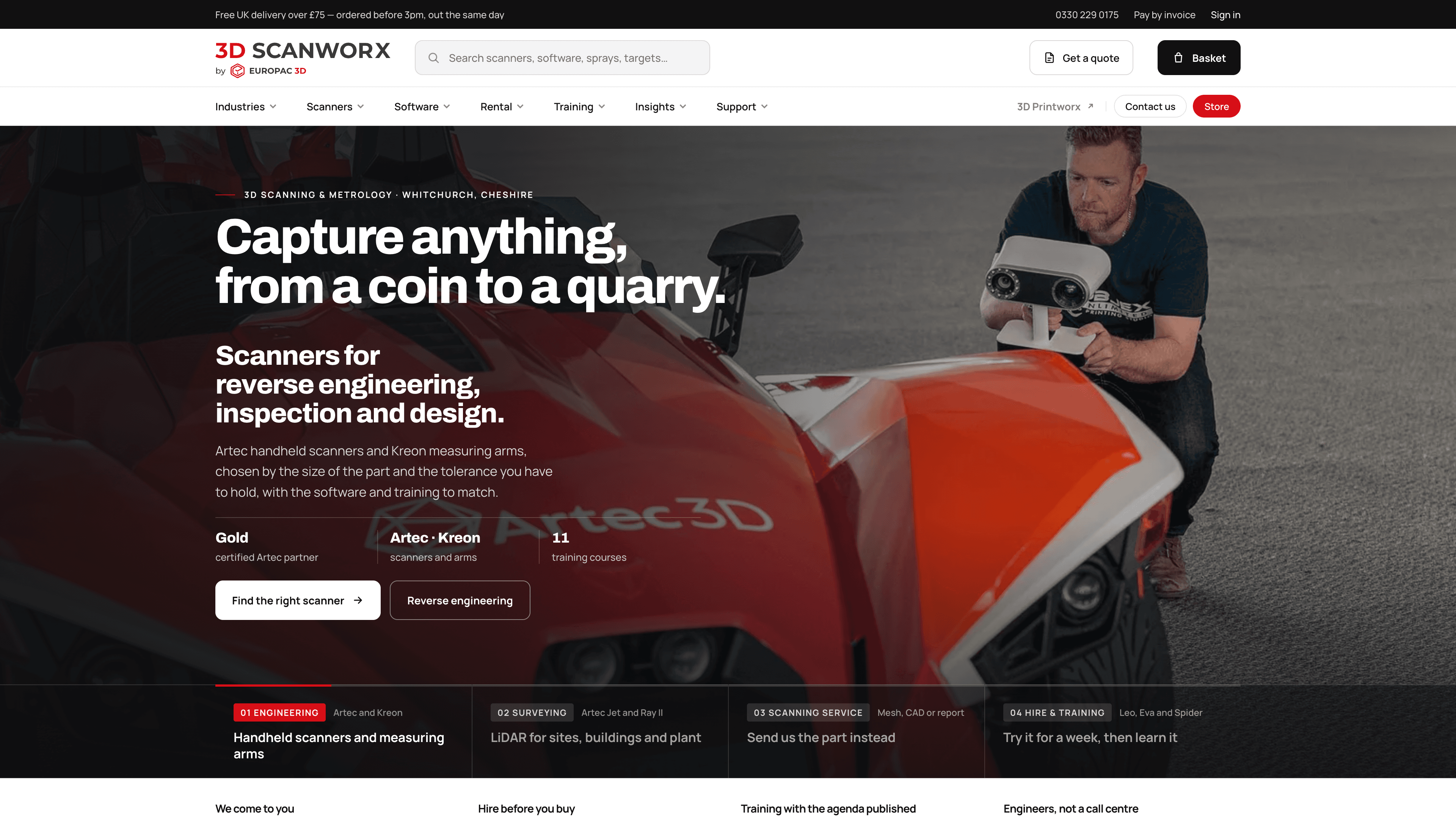 A website hero designed and built by Web Hero
