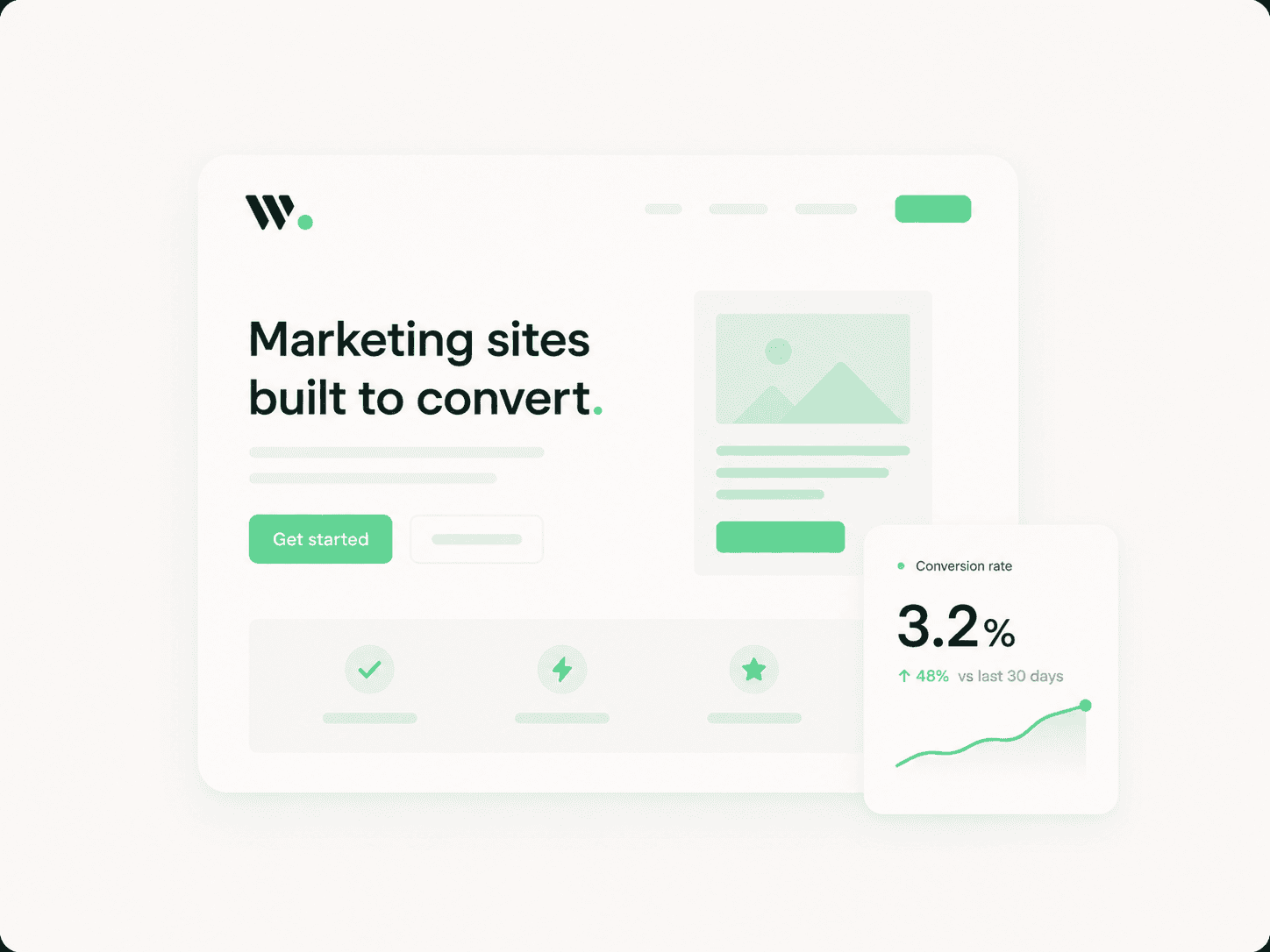 Marketing sites built to convert