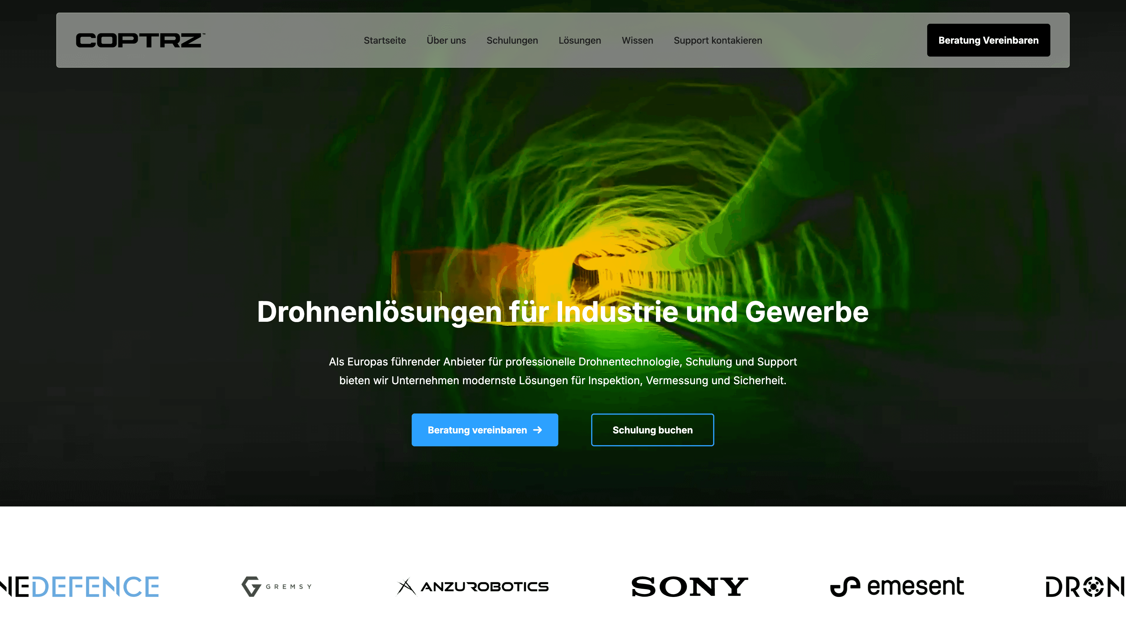 A website hero designed and built by Web Hero