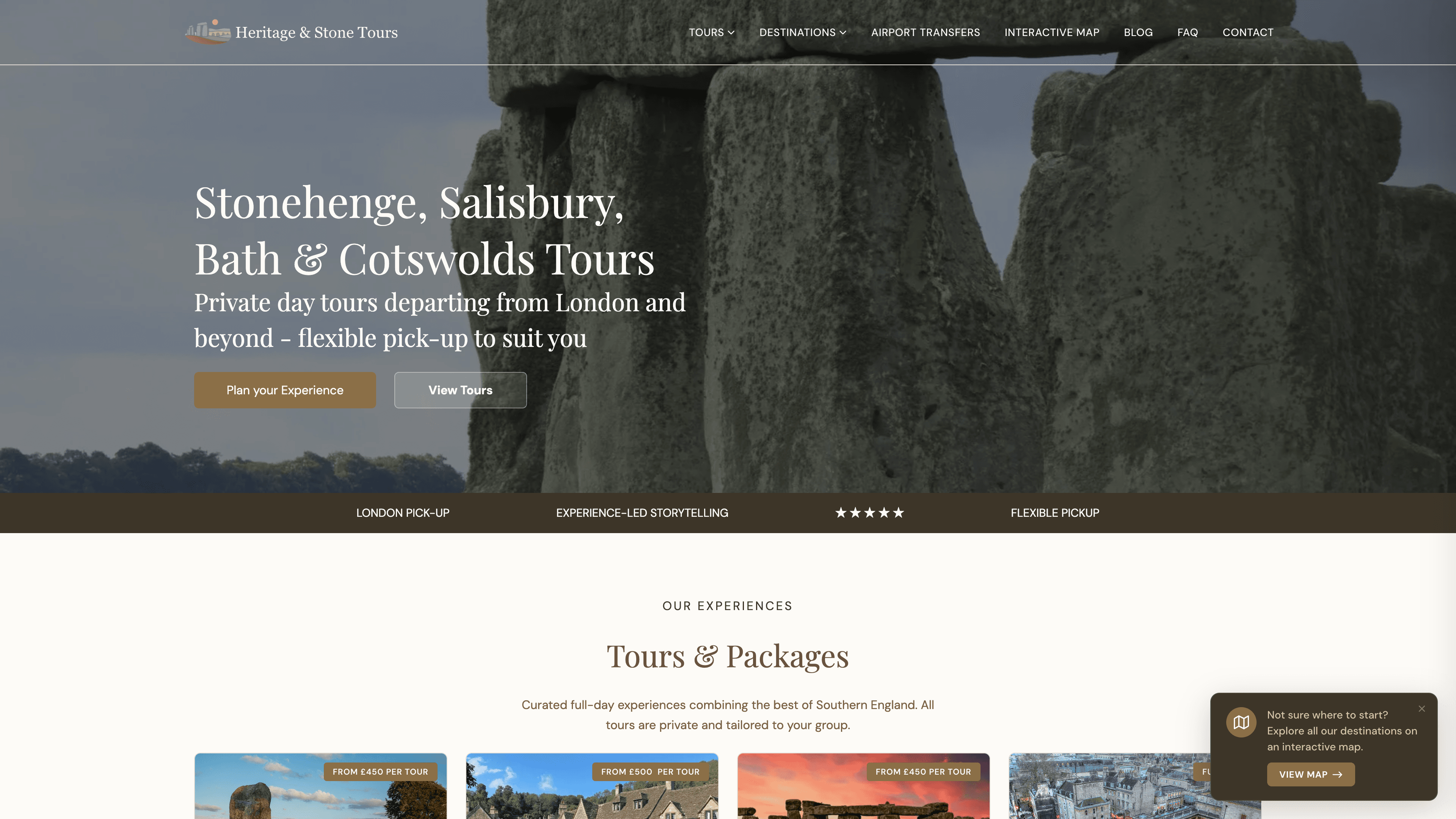 A website hero designed and built by Web Hero