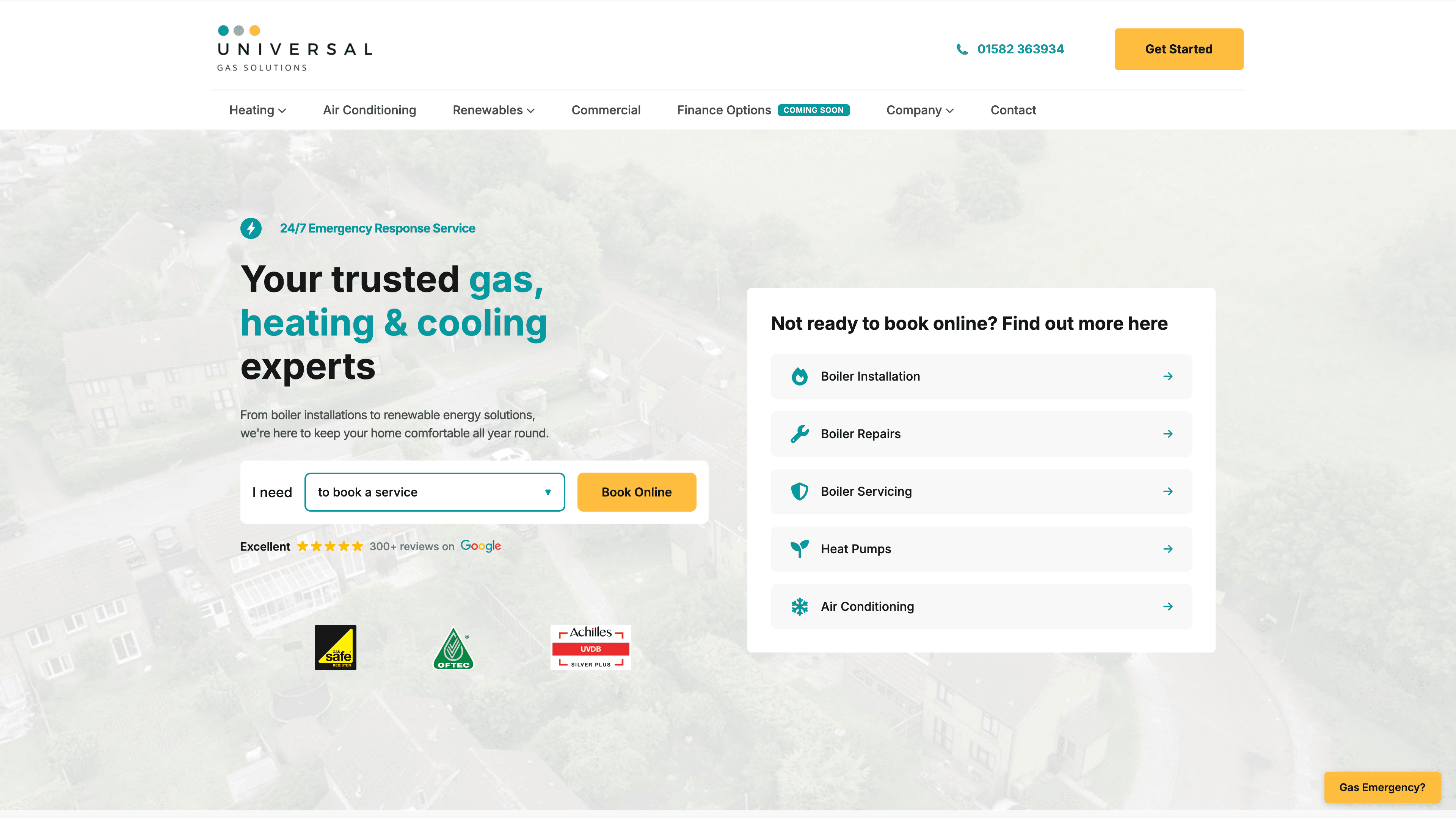A website hero designed and built by Web Hero